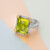 Bague en argent et Quartz de l'Ouro Verde (Dallas Prince Designs)