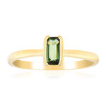 Benedito Green Tourmaline Silver Ring