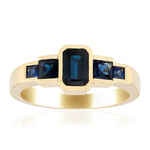 Blauer Kings Plains-Saphir-Goldring