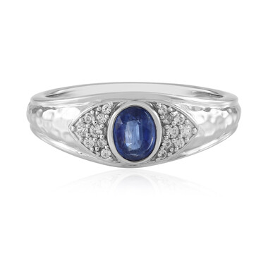 Anillo en plata con Cianita de Nepal