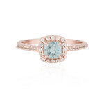 Zilveren ring met een Ratanakiri zirkoon (Adela Silber)