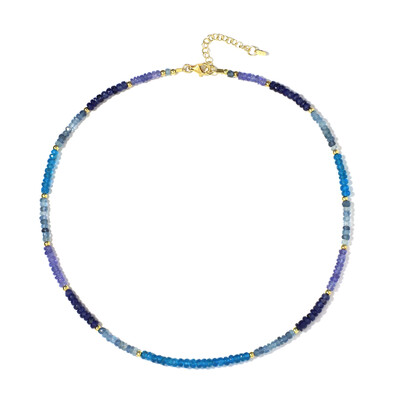 Collier en argent et Aigue-Marine Santa Maria (Riya)