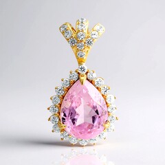 Ciondolo in argento con Kunzite