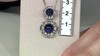 Colgante en plata con Ámbar colombiano azul (dagen)