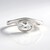 Anello in argento con Topazio Bianco