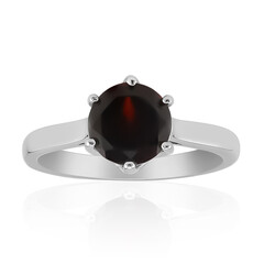 Anello in argento con Granato Mozambico