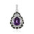 Pendentif en argent et Améthyste