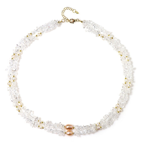 Collana in argento con Ematite Dorata