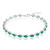 Grüner Quarz-Silberarmband