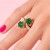 Zambian Emerald Silver Ring (Gems en Vogue)