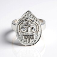 Anello in argento con Zircone