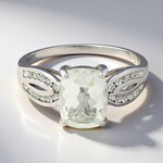 Bague en argent et Orthose