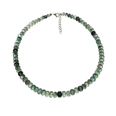 Collier en argent et Fluorite