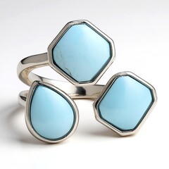 Anello in argento con Larimar