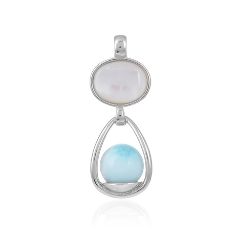 Edelstein-Silberanhänger