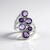 Anello in argento con Ametista Rose de France