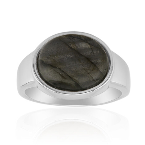 Anello in argento con Labradorite