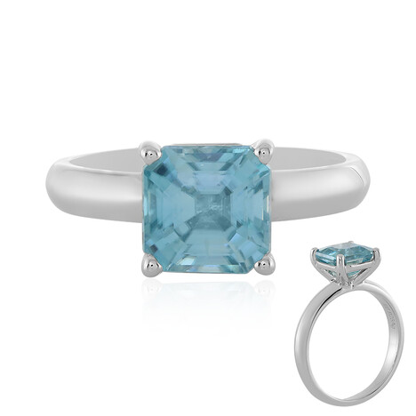 Anillo en plata con Zircón de Ratanak Kirí