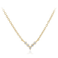 Zirkon-Silbercollier