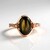 Bague en argent et Labradorite cuivrée de Maniry (KM by Juwelo)