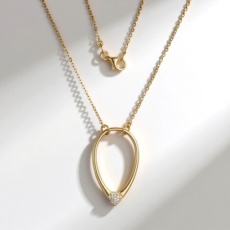 Collana in argento con Zircone (Adela Silber)