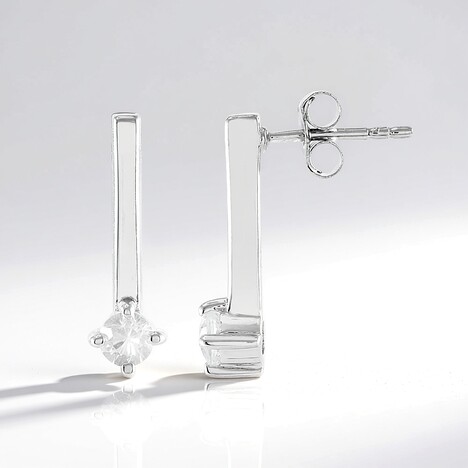 Orecchini in argento con Zircone