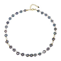 Collana in argento con Perla Mistica d'Acqua Dolce