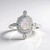 Anello in argento con Opale Australiano