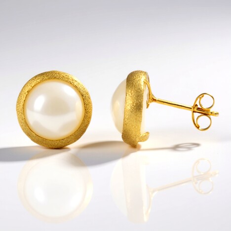 Orecchini in argento con Madreperla (Joias do Paraíso)
