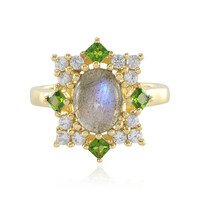 Bague en argent et Labradorite (Adela Silber)