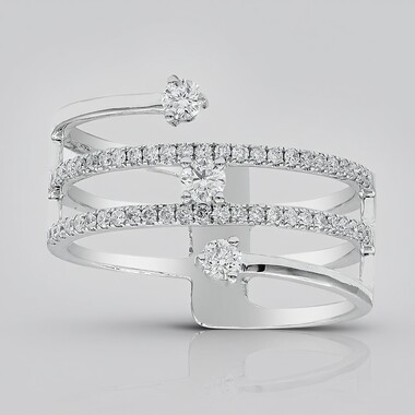 Bague en or et Diamant SI2 (H)