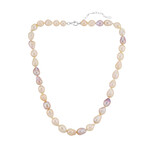 Collana in argento con Perla di Acqua Dolce (TPC)