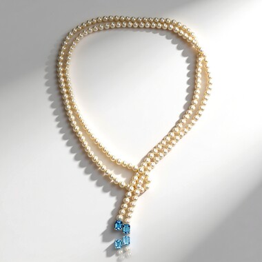 Collier en or et Topaze de Marambaia (Michelle Albala)