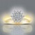 Anello in oro con Diamante VVS1 (G) (Annette)