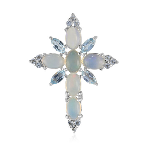 Welo-Opal-Silberanhänger