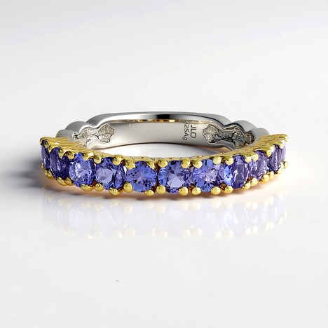 Anello in argento con Tanzanite (Gems en Vogue)