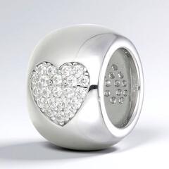 Ciondolo in argento con Zircone (MONOSONO COLLECTION)