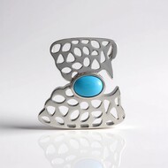 Sleeping Beauty Turquoise Silver Pendant (MONOSONO COLLECTION)
