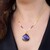 Charoite Silver Necklace (dagen)