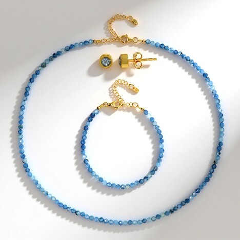 Parure in argento con Acquamarina Brasiliana