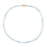 Collar en plata con Aguamarina de Brasil