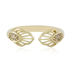 Anello in oro con Diamante Champagne I2 (Ornaments by de Melo)