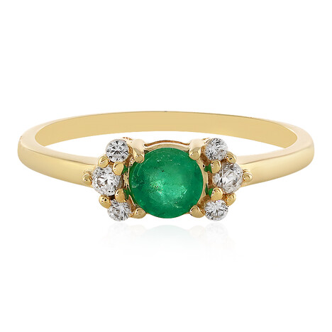 Sambia-Smaragd-Goldring