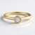 Anello in oro con Diamante IF (G) (de Melo Gold)