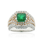 Anello in oro con Smeraldo Zambia AAA (CIRARI)