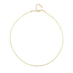 Collar en plata con Diamante amarillo