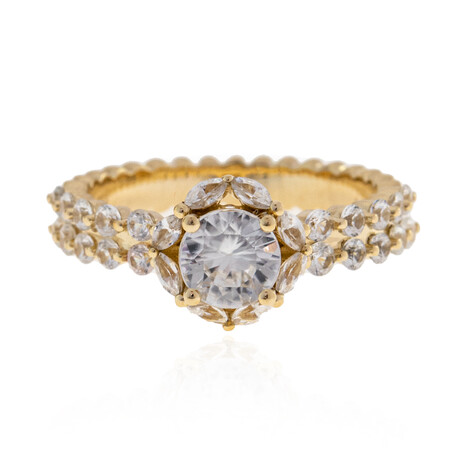 Zirkon-Goldring (de Melo)