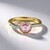 Anello in argento con Kunzite