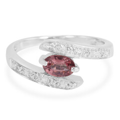 Malaya Garnet Silver Ring