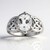 Anello in argento con Topazio Bianco
